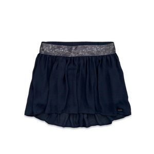 Hollister Chiffon Shine Mini Skirt
